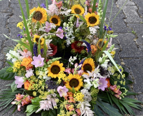 Urnenkranz, Blumen Hegemann, Bonn-Beuel
