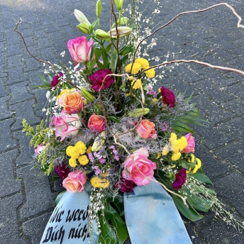 Trauergesteck, Blumen Hegemann, Bonn-Beuel